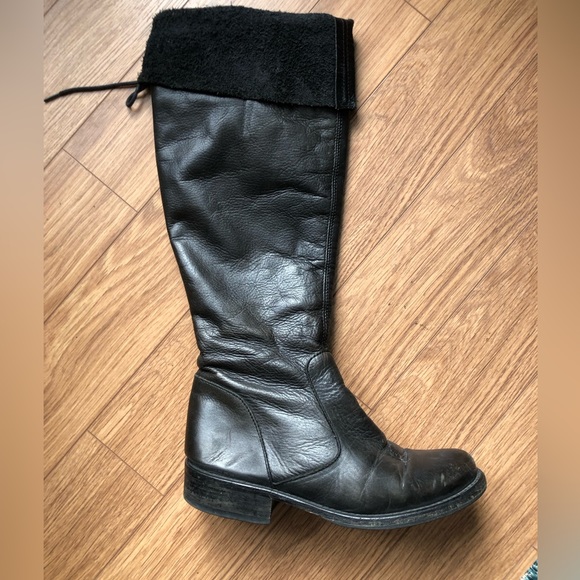 Leather Over the Knee Boots ~ New heals added - Picture 1 of 6